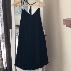 Black strappy dress
